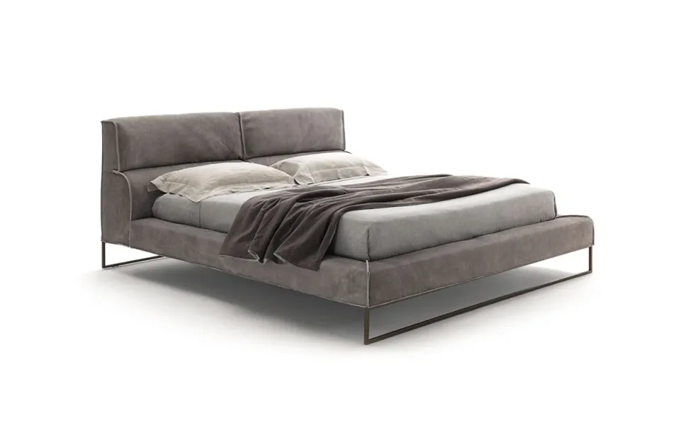 מיטה זוגית מרופדת Cloud של Frigerio