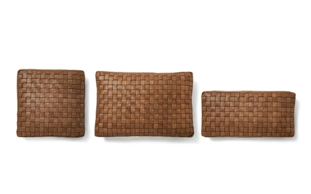 כרית נוי מעור קלוע Unique Collection TR של Frigerio