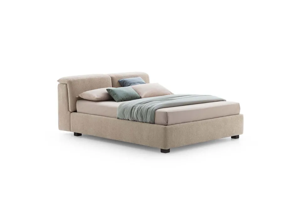 מיטה מרופדת עם משענות ראש מתכווננות Apollo של LeComfort
