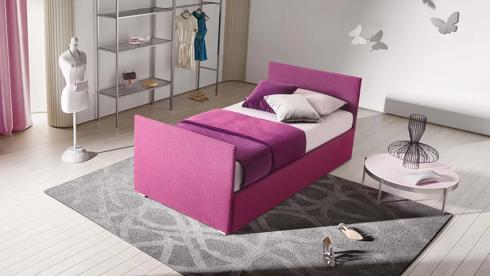 מיטת יחיד מרופדת Bambusa של LeComfort