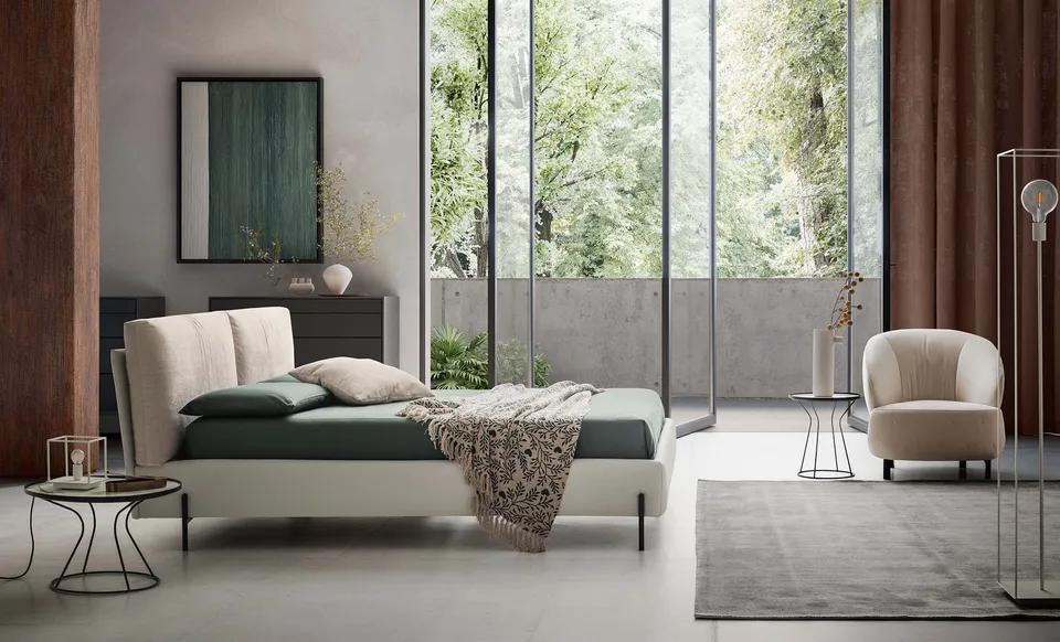 מיטה מרופדת Ischia של LeComfort