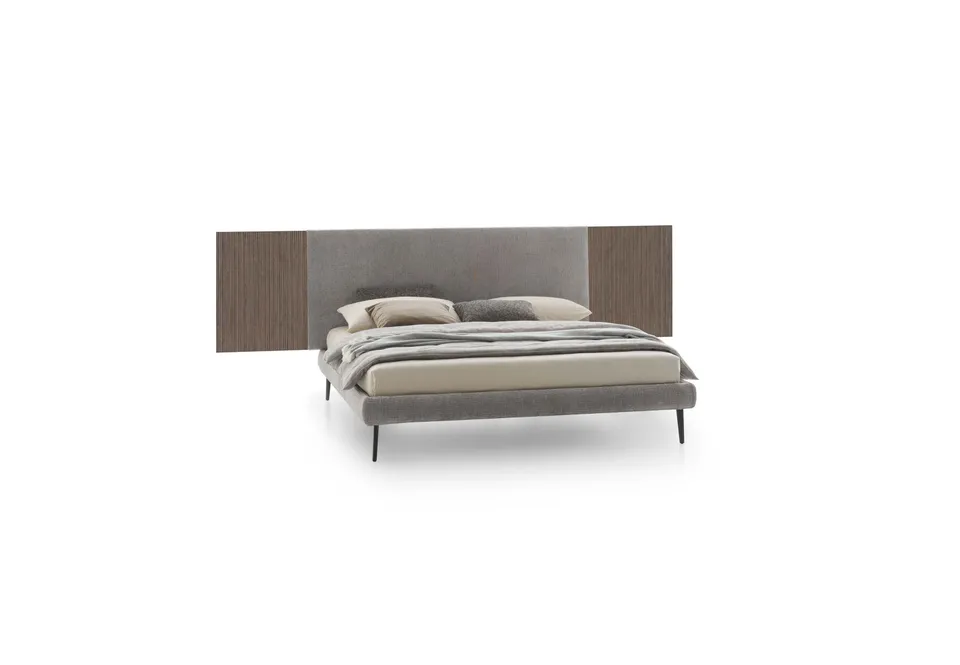 מיטה עם ראש מיטה מודולרי Wall של LeComfort