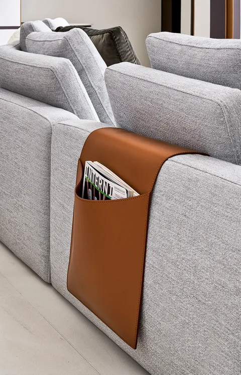 כיס עור אוכף לספה Pocket של Meridiani