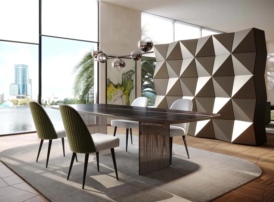 שולחן אוכל Monolite 72 של Reflex Angelo