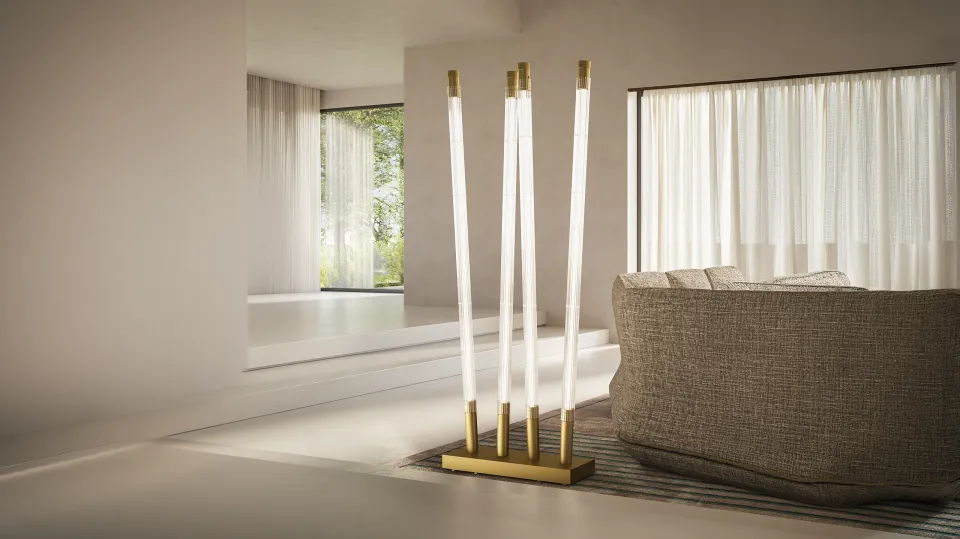 מנורת רצפה Bamboo Evo Piantana של Reflex Angelo