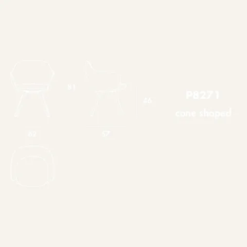 Sovet Italia Cadira Cone Shaped — תמונה 7