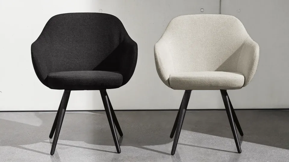 כיסא Cadira Cone Shaped של Sovet עם מושב עוטף ובסיס חרוטי