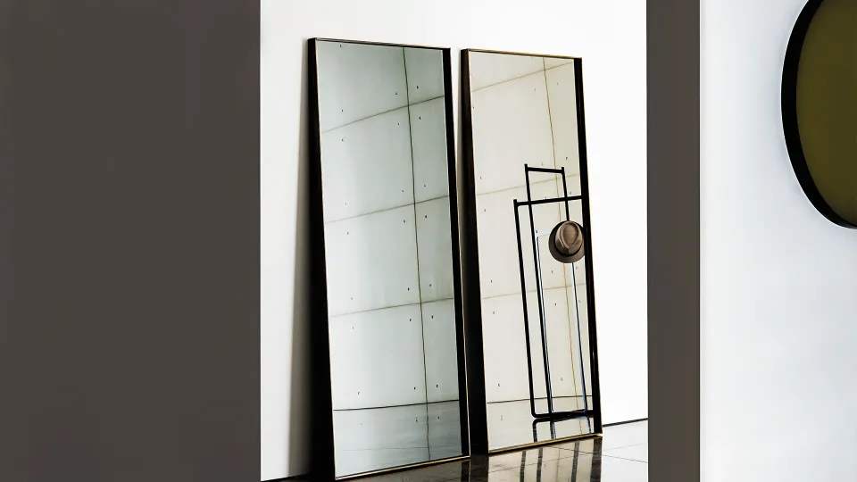 מראה מלבנית Visual Rectangular של Sovet במסגרת מתכת