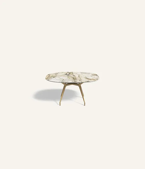 שולחן אוכל מרובע Arkos Shaped Square של Sovet Italia