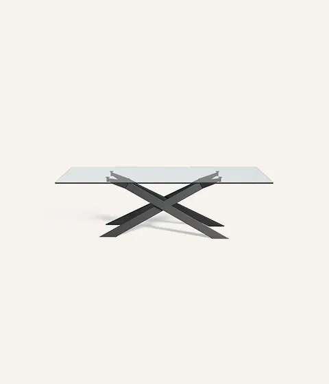 שולחן אוכל Cross של Sovet Italia
