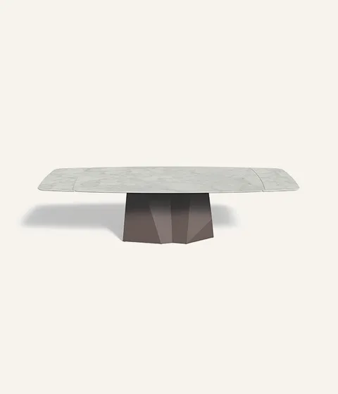 שולחן אוכל נפתח Grandeod Shaped של Sovet Italia