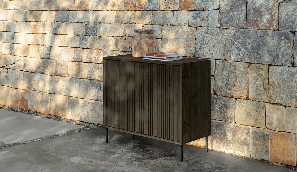 מזנון קומפקטי Chora 97×45 של Talenti מעץ ומתכת