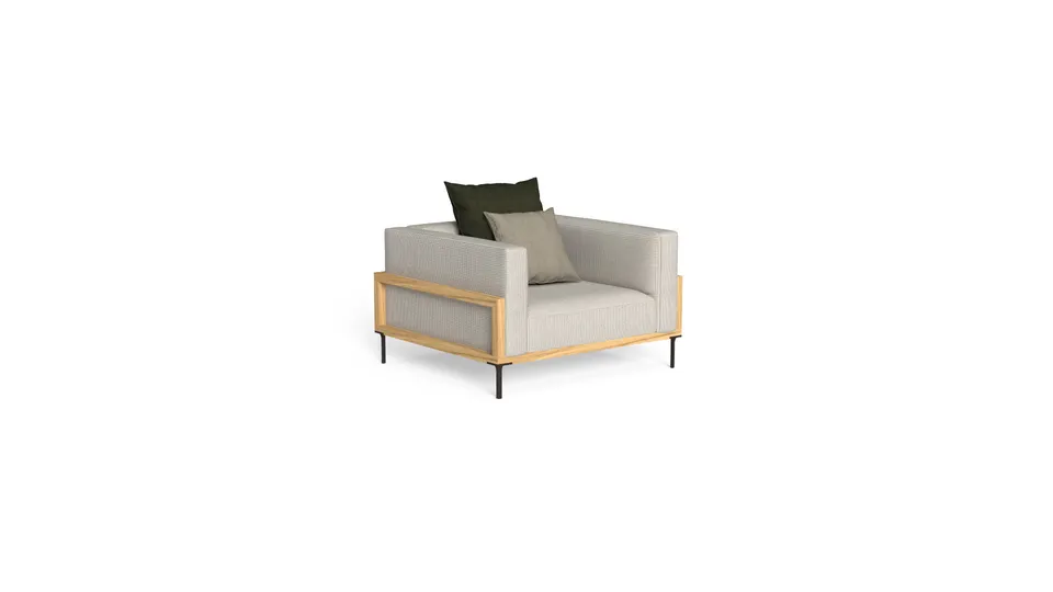 כורסת עץ לחוץ CleoSoft Wood של Talenti