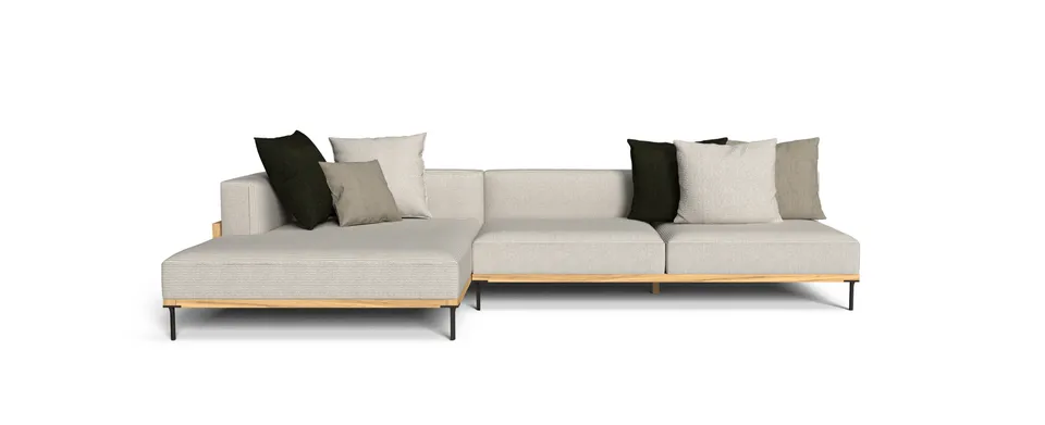 ספה מודולרית CleoSoft Wood של Talenti