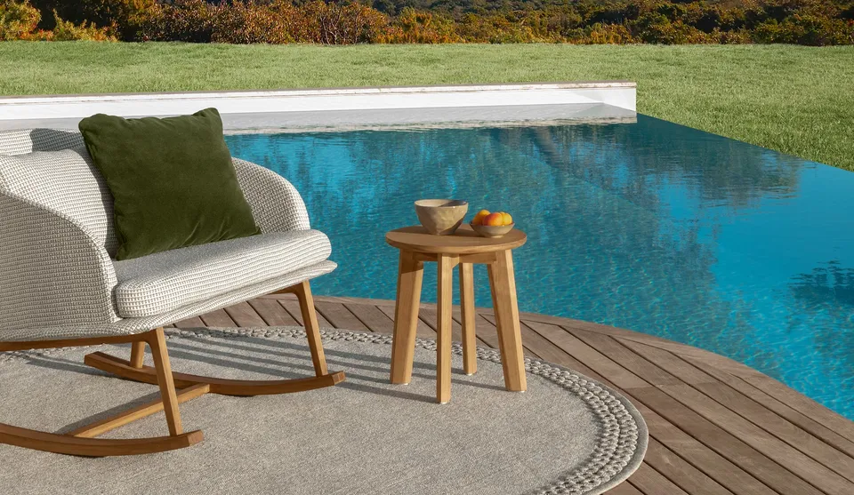 שולחן צד CleoSoft//Wood של Talenti מעץ Accoya