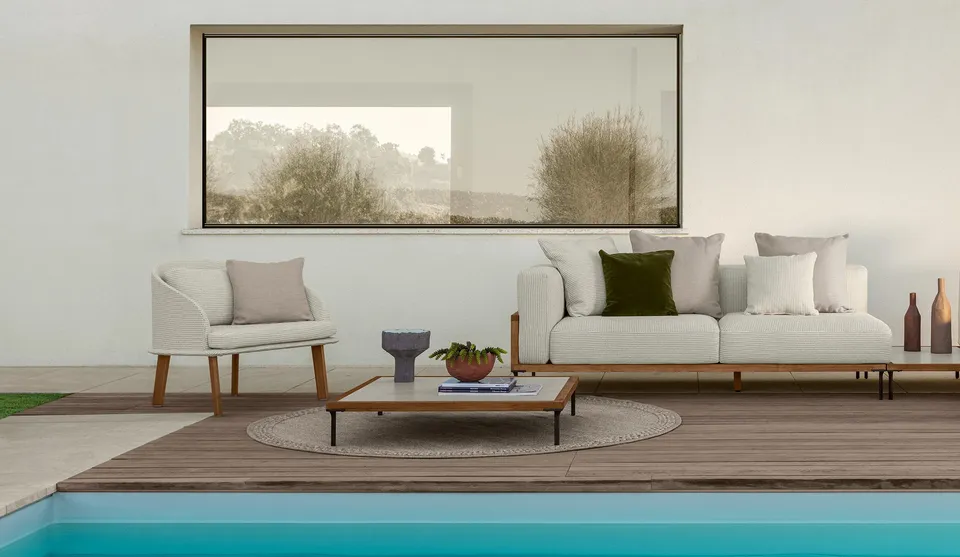שולחן קפה מרובע CleoSoft//Wood 100×100 של Talenti