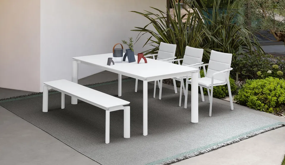 שולחן אוכל נפתח Milo 120×80 של Talenti
